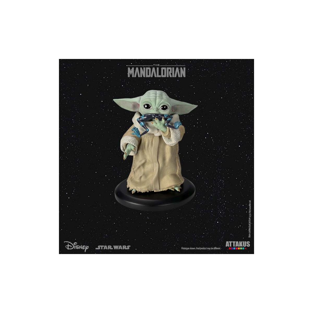 Attakus Starwars - Grogu "Eating the frog" 1/5 - The Mandalorian