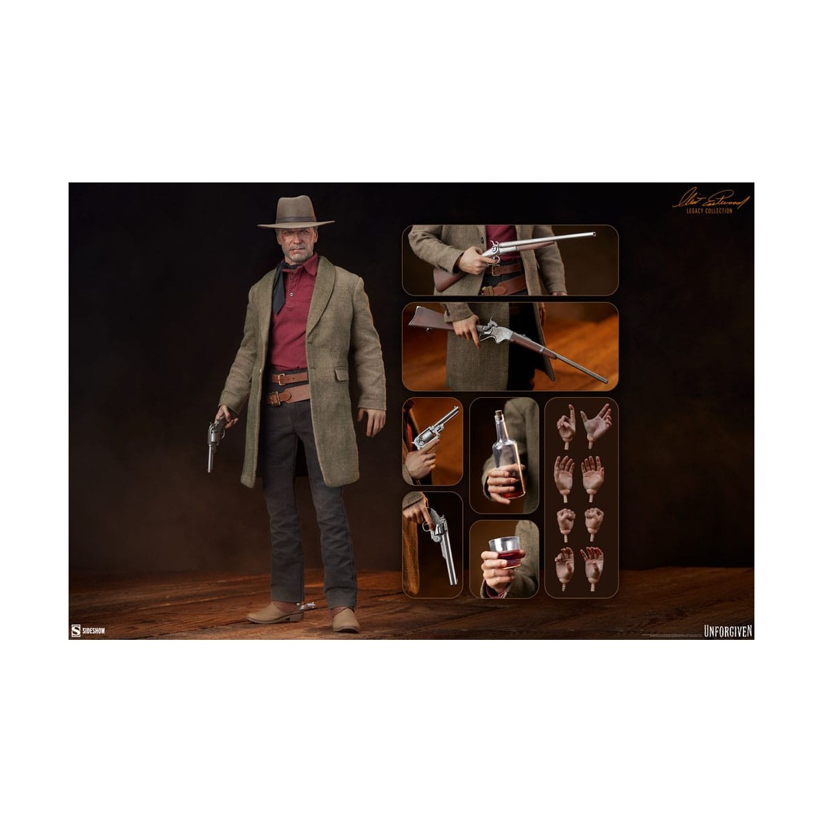Sideshow - William Munny 1/6 - Erbarmungslos - Clint Eastwood Legacy Collection