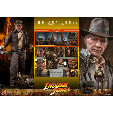 Hot Toys - Indiana Jones and the Dial of Destiny - Indiana Jones Deluxe Version 1:6