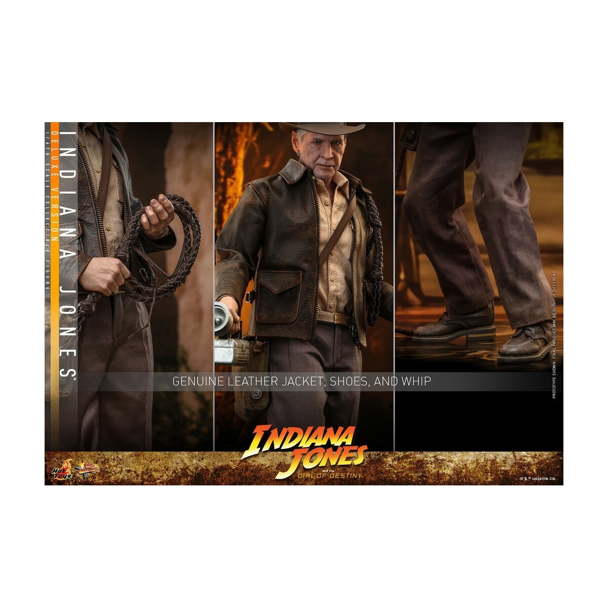 Hot Toys - Indiana Jones and the Dial of Destiny - Indiana Jones Deluxe Version 1:6