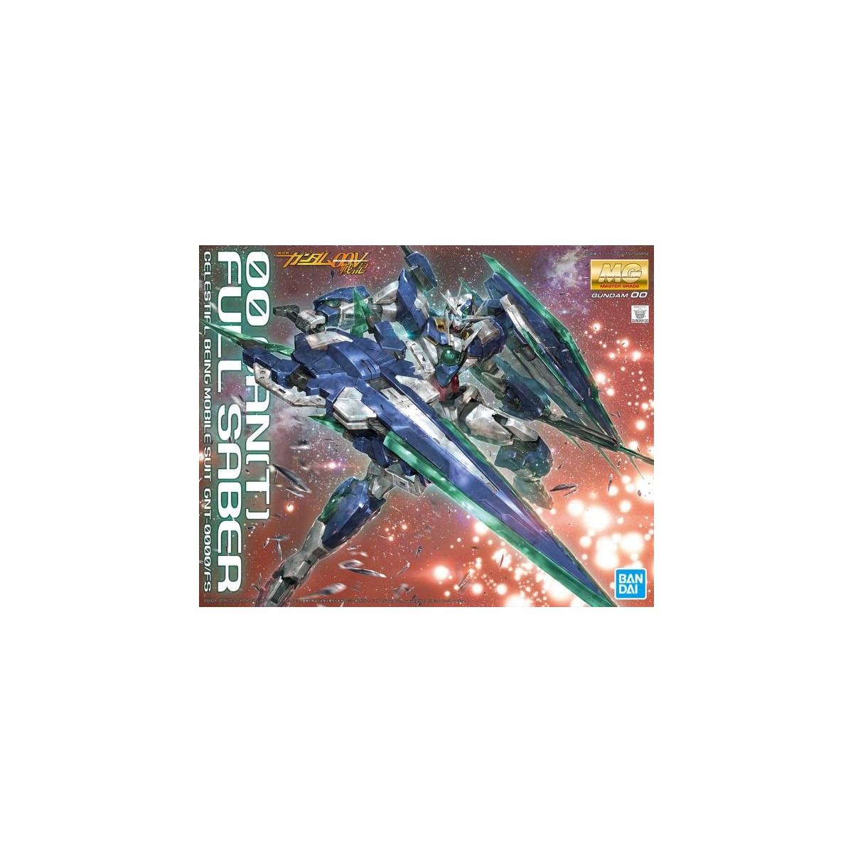 Bandai - Gunpla - 1/100 MG - 00 QAN (T) Full Saber - Gundam 00