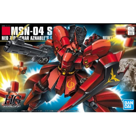 Bandai - Gunpla - Gundam 1/144 HG - MSN-04 SAZABI - Mobile Suit Gundam: Char's Counterattack