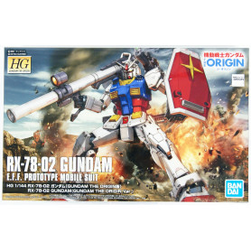 Bandai - Gunpla - Gundam 1/144 HG - RX-78-02 The Origin Ver - Mobile Suit Gundam: The Origin