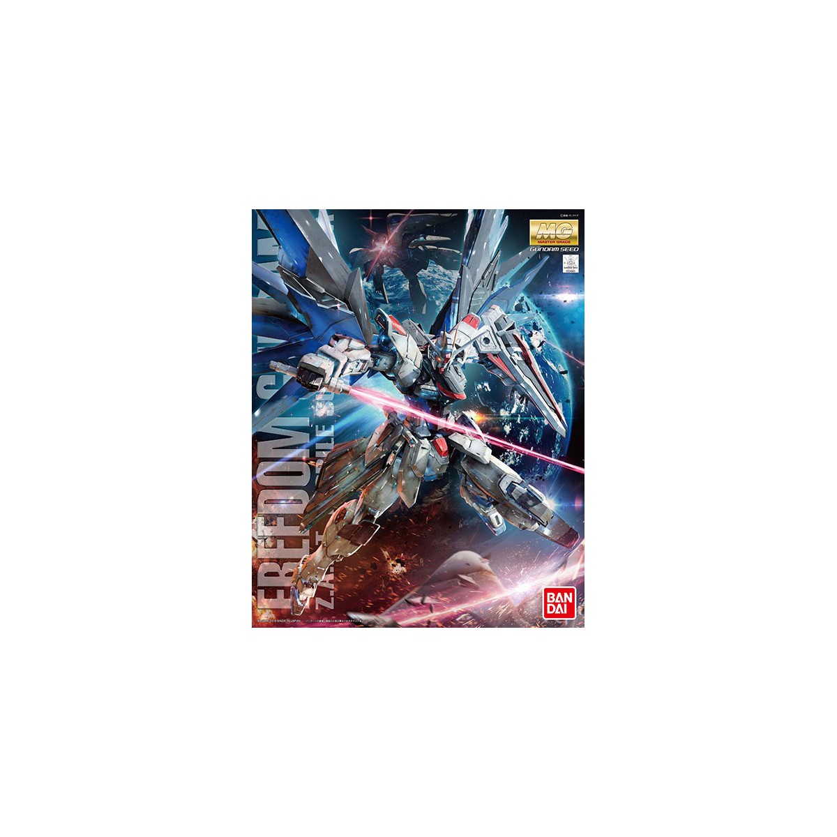 Bandai - Gunpla - 1/100 MG - ZGMF-X10A Freedom Gundam Ver.2.0 - Gundam Seed