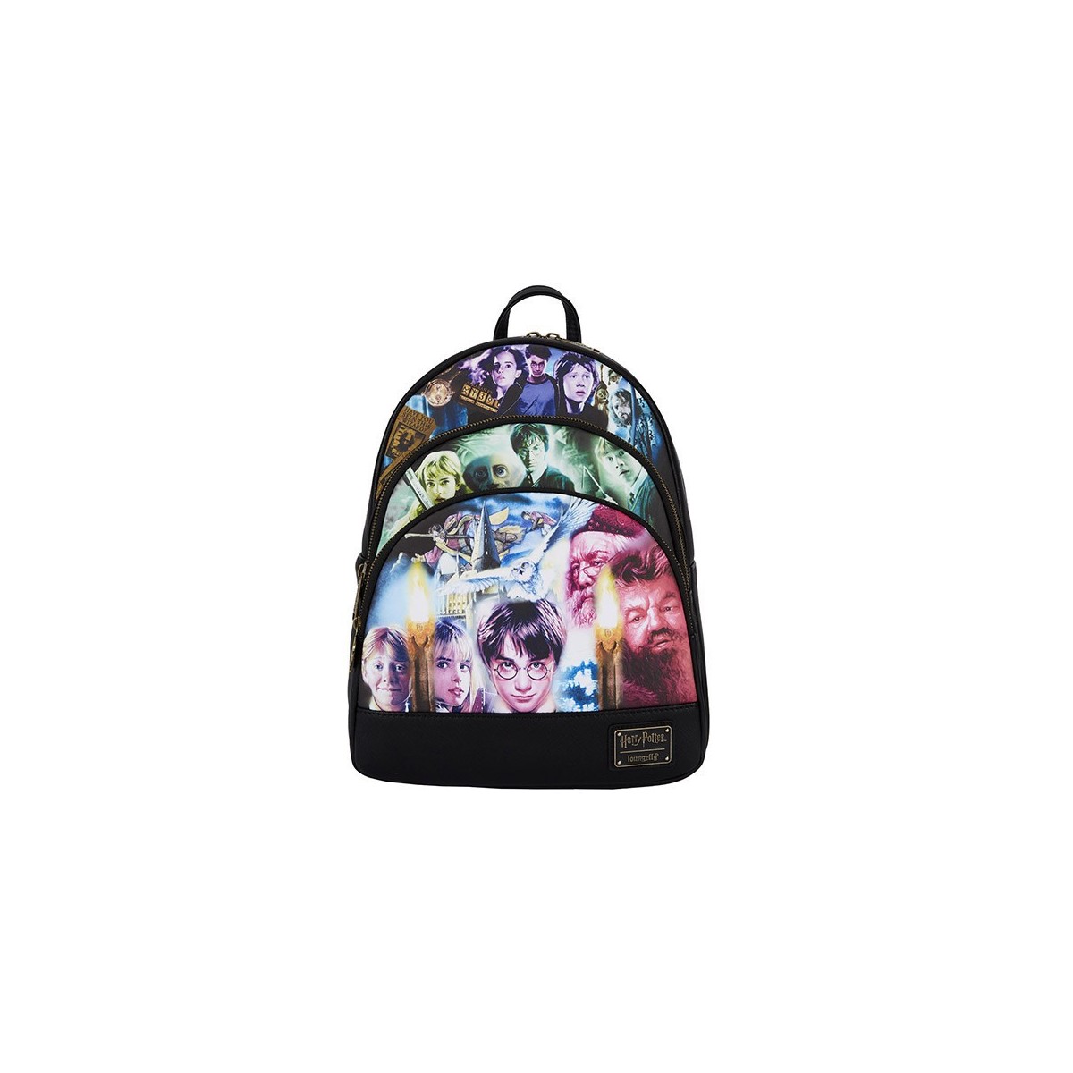 Harry Potter - Loungefly Mini Rucksack Trilogy triple pocket