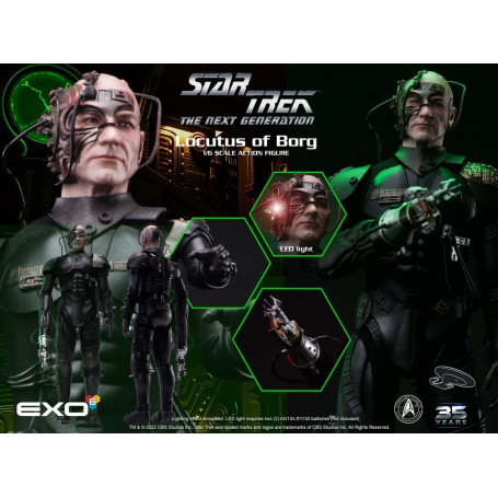 EXO-6 - Locutus of Borg - Star Trek: The Next Generation Actionfigur 1/6