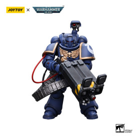 JoyToy Space Marines - Ultramarines - Desolation Marine with Castellan Launcher (Superkrak) 1/18