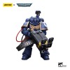 JoyToy Space Marines - Ultramarines - Desolation Marine with Castellan Launcher (Superkrak) 1/18