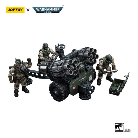 JoyToy Space Marines - Astra Militarum - Ordnance Team with Bombast Field Gun 1/18 - Warhammer 40K