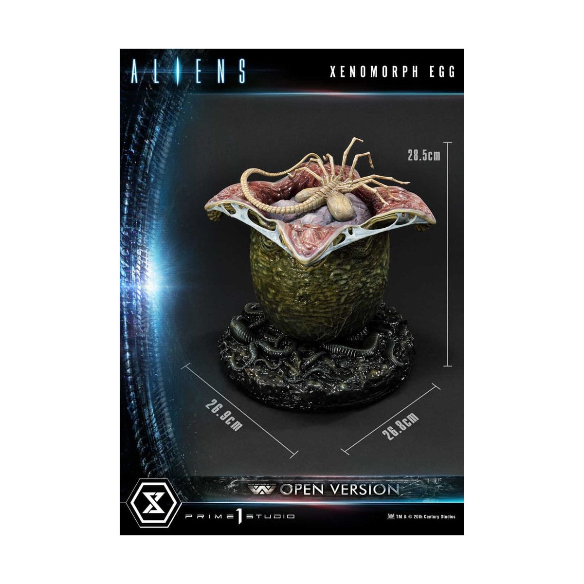 Prime 1 Studio - Aliens Premium Masterline Series Statuette Xenomorph Egg Open Version - Ovomorph