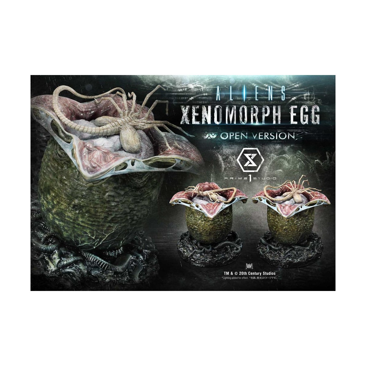 Prime 1 Studio - Aliens Premium Masterline Series Statuette Xenomorph Egg Open Version - Ovomorph