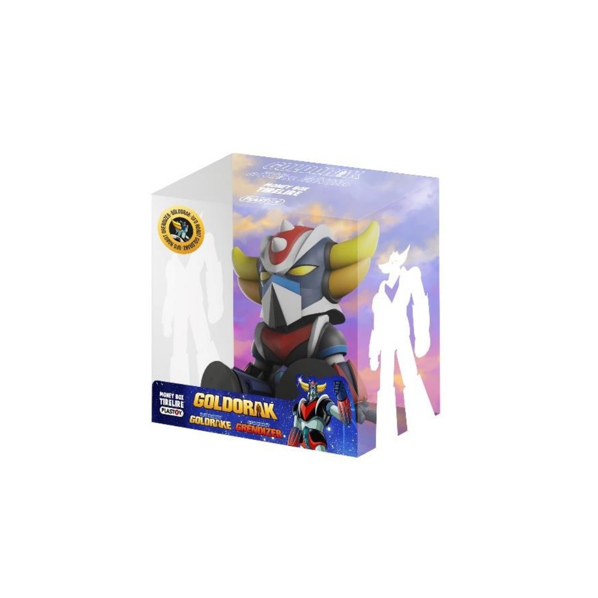 Plastoy - GOLDORAK - Spardose Goldorak sitzend - Sitting Grendizer Bank