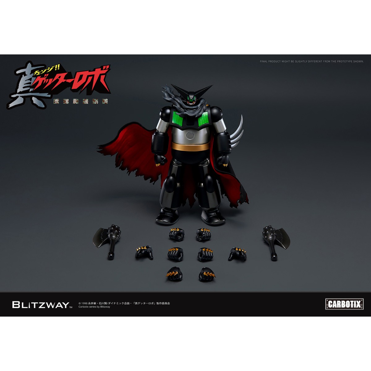Blitzway Carbotix - BLACK GETTER - Hybrid Carbon Action Figure Series