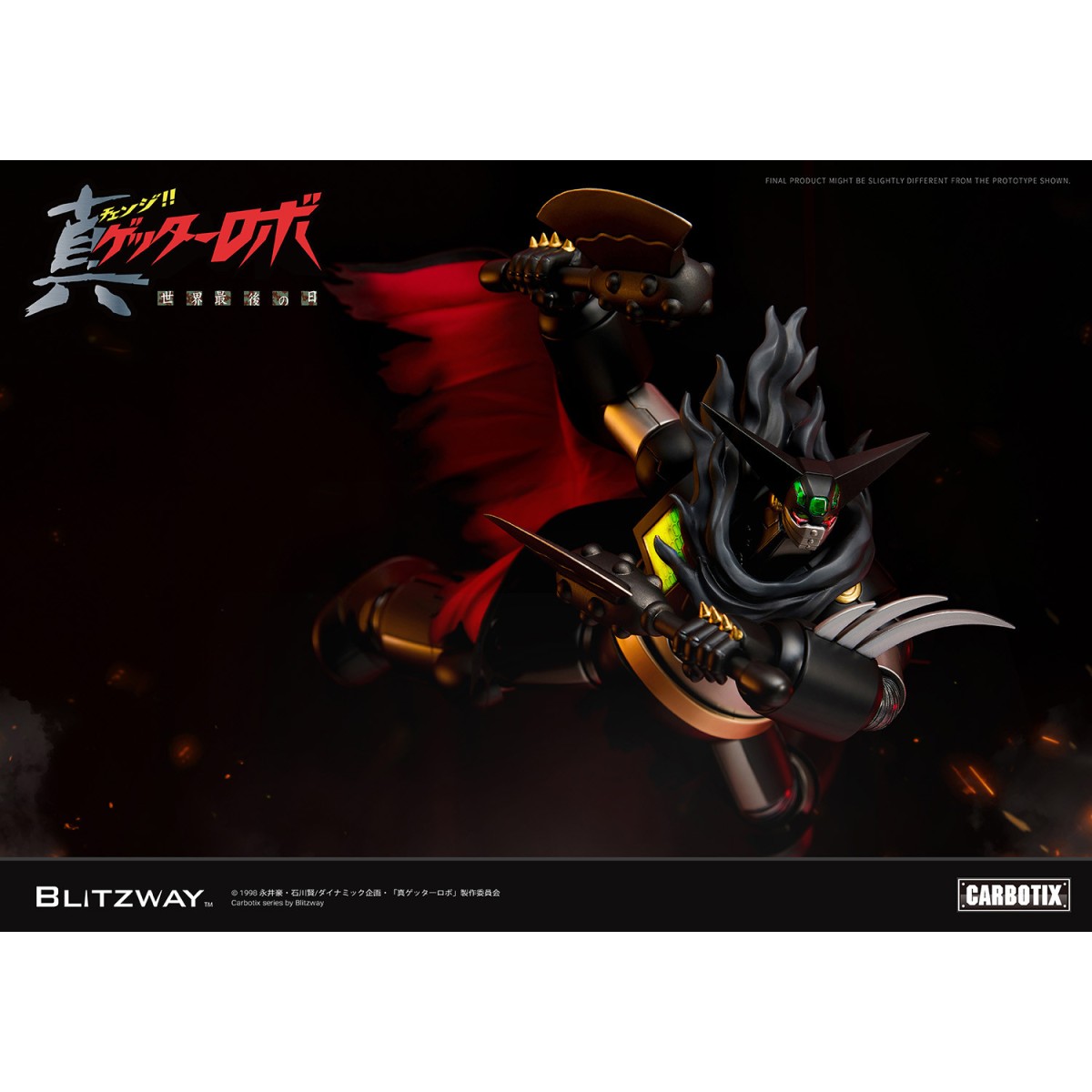 Blitzway Carbotix - BLACK GETTER - Hybrid Carbon Action Figure Series