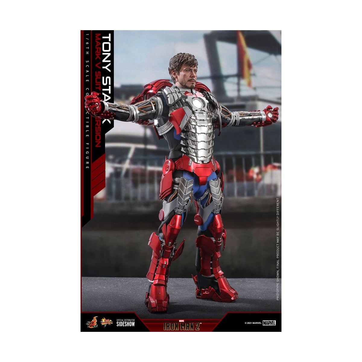 Hot Toys Iron Man 2 - Mark V Suit Up 1/6