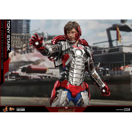 Hot Toys Iron Man 2 - Mark V Suit Up 1/6