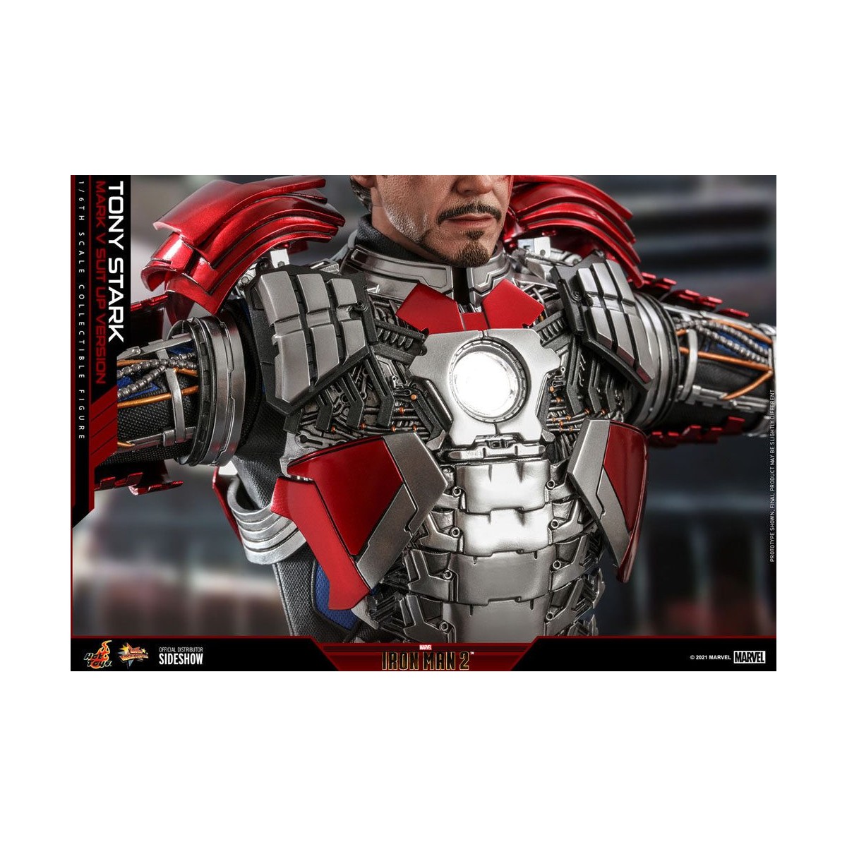 Hot Toys Iron Man 2 - Mark V Suit Up 1/6