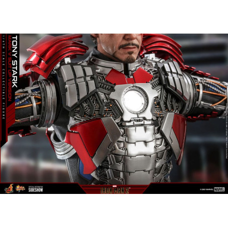 Hot Toys Iron Man 2 - Mark V Suit Up 1/6