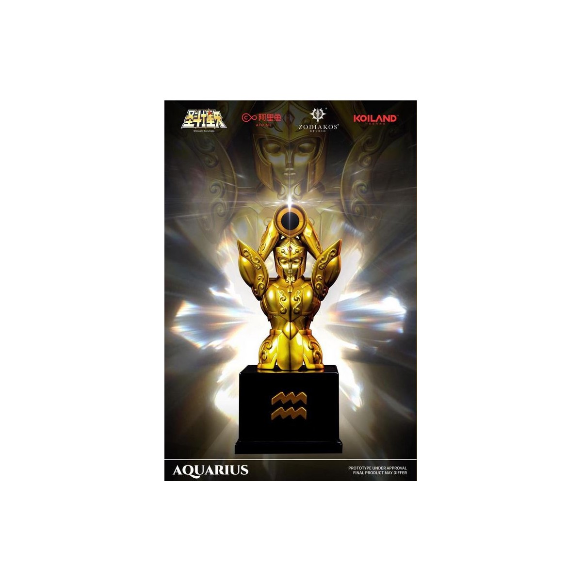 Zodiakos Studio - Aquarius Cloth - Totem des Wassermanns 1/6 - Statue Saint Seiya - die Ritter des Zodiakus