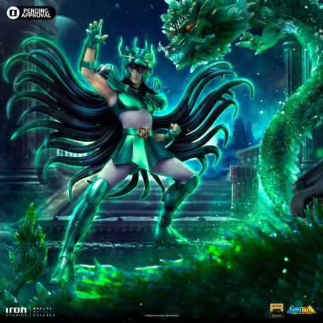 Iron Studios - Saint Seiya - Dragon Shiryu Deluxe Art Scale 1/10 - Die Ritter des Zodiak Hyoga des Schwans