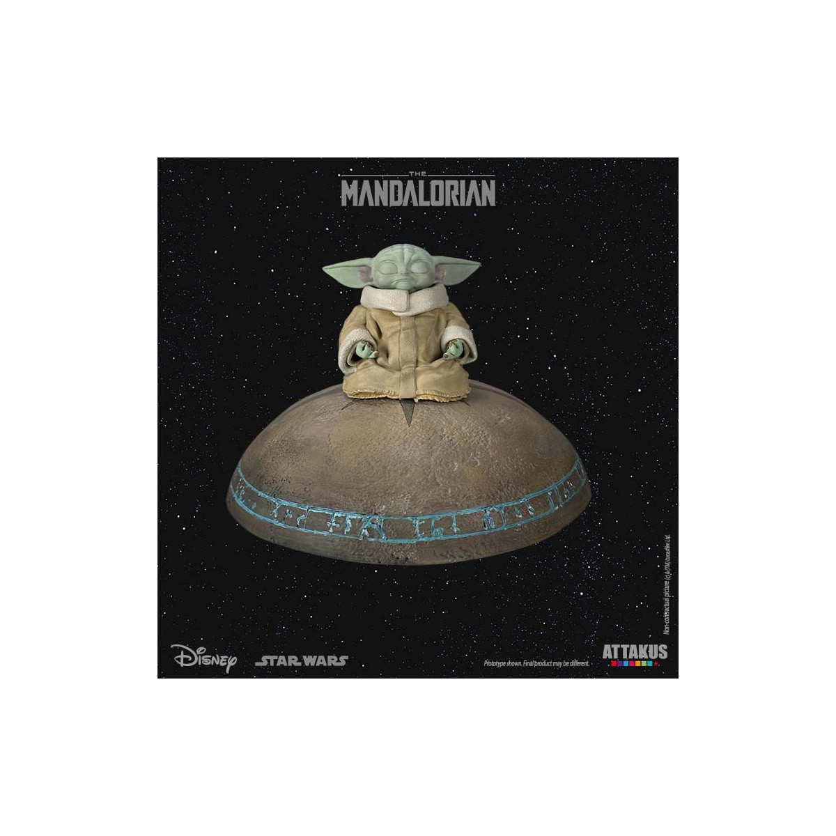 Attakus Starwars - Grogu "Summoning the Force" 1/5 - The Mandalorian