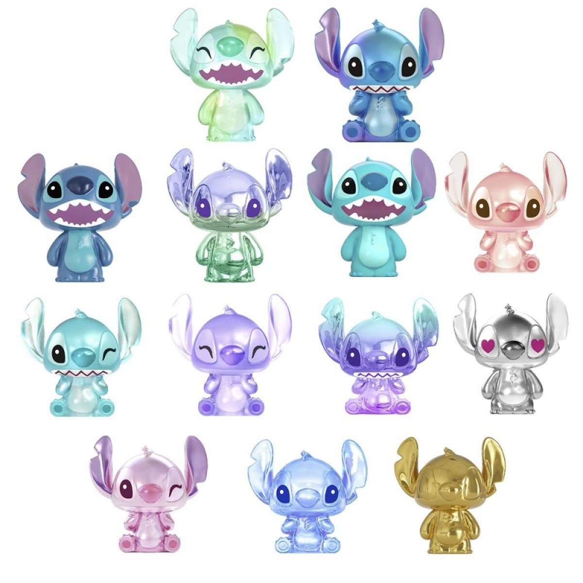 Disney Grand Jester Studio - Box von 13 Mini STITCH Figuren in Blind Bag aleatory