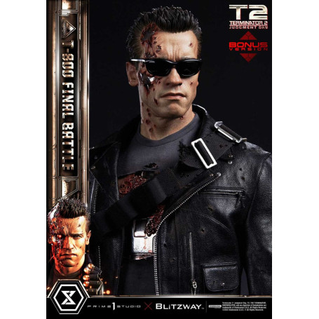 Prime 1 - Terminator 2 Judgment Day T-800 Final Battle Deluxe Bonus Version - Museum Masterline Series 1/3