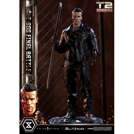 Prime 1 - Terminator 2 Judgment Day T-800 Final Battle Deluxe Bonus Version - Museum Masterline Series 1/3