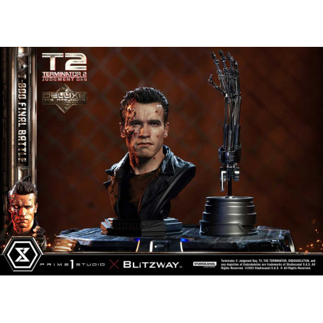 Prime 1 - Terminator 2 Judgment Day T-800 Final Battle Deluxe Bonus Version - Museum Masterline Series 1/3