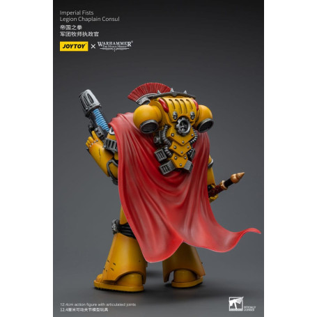 JoyToy Space Marines - Imperial Fists - Legion Chaplain Consul - 1/18 - Warhammer The Horus Heresy
