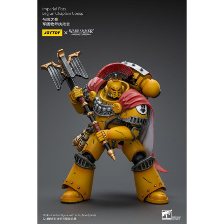 JoyToy Space Marines - Imperial Fists - Legion Chaplain Consul - 1/18 - Warhammer The Horus Heresy
