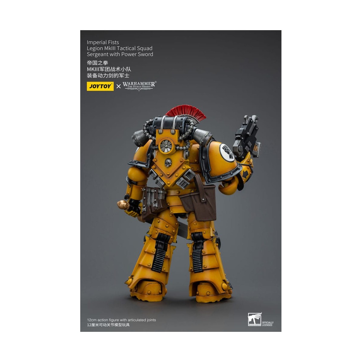 JoyToy - Imperial Fists - Legion MkIII Tactical Squad Sergeant with Power Sword - 1/18 - The Horus Heresy
