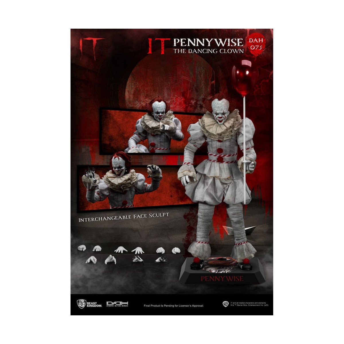Beast Kingdom - IT - Pennywise Dynamic Action Heroes 1/9