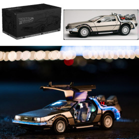 Takara Tomy - Back to the Future - Die Besetzung der Time Machine Replica DeLorean