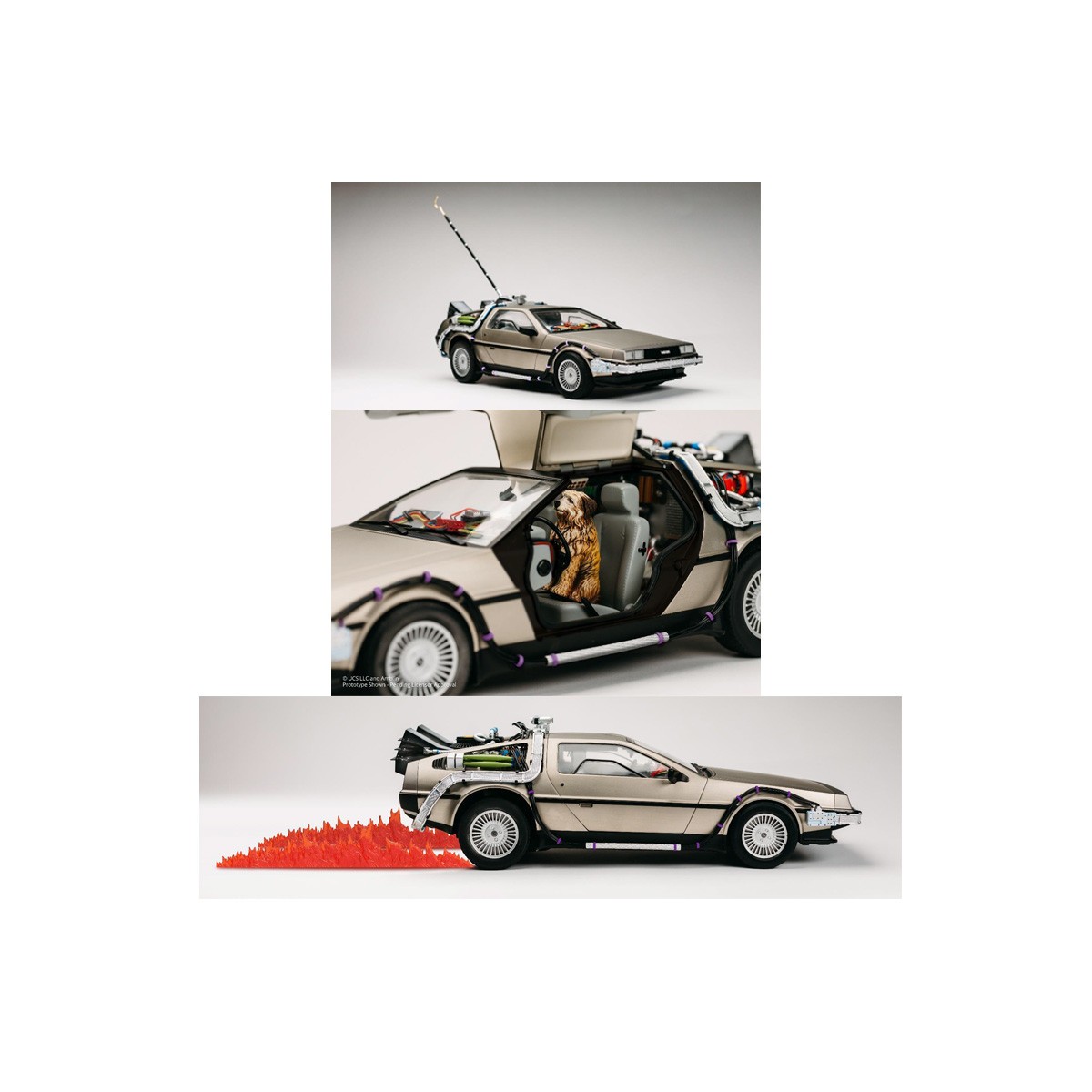 Takara Tomy - Back to the Future - Die Besetzung der Time Machine Replica DeLorean