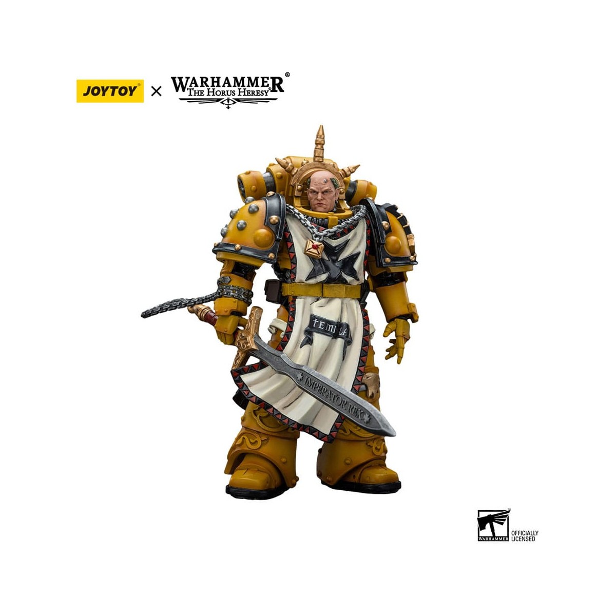 JoyToy Space Marines - Imperial Fists - Sigismund, First Captain of the Imperial Fists - 1/18 - The Horus Heresy