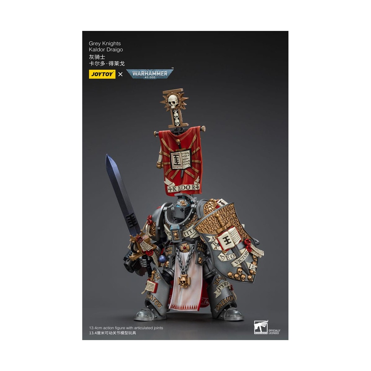 JoyToy Space Marines - Grey Knights - Terminator Kaldor Draigo 1/18 - Warhammer 40K