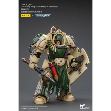 JoyToy Space Marines - Dark Angels - Deathwing Knight with Mace of Absolution 1/18 - Warhammer 40K