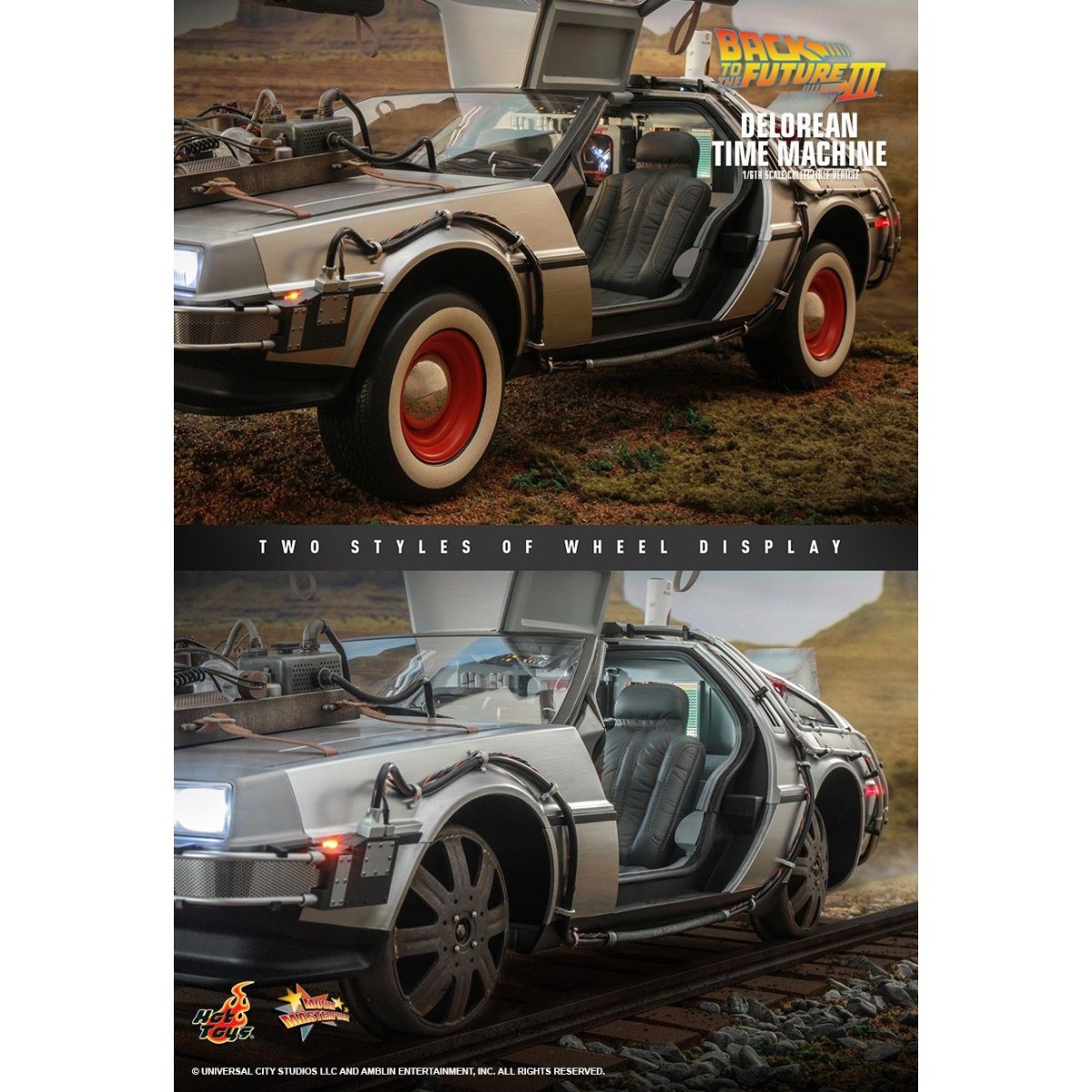 Hot Toys - Delorean Zurück in die Zukunft 3 1/6 - BTTF3