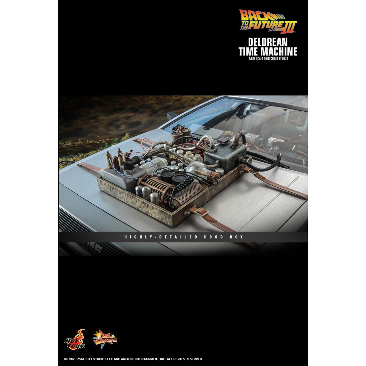 Hot Toys - Delorean Zurück in die Zukunft 3 1/6 - BTTF3