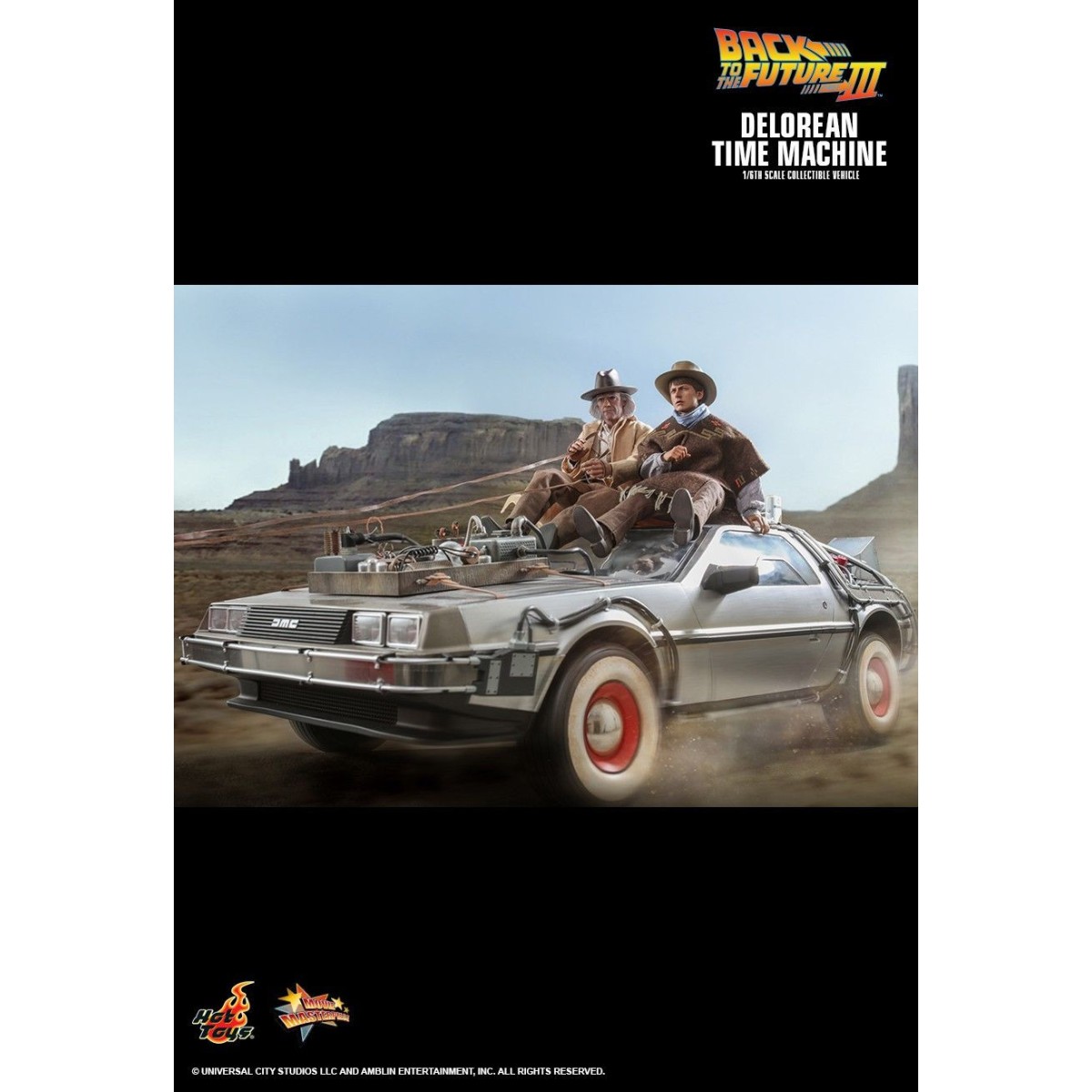 Hot Toys - Delorean Zurück in die Zukunft 3 1/6 - BTTF3