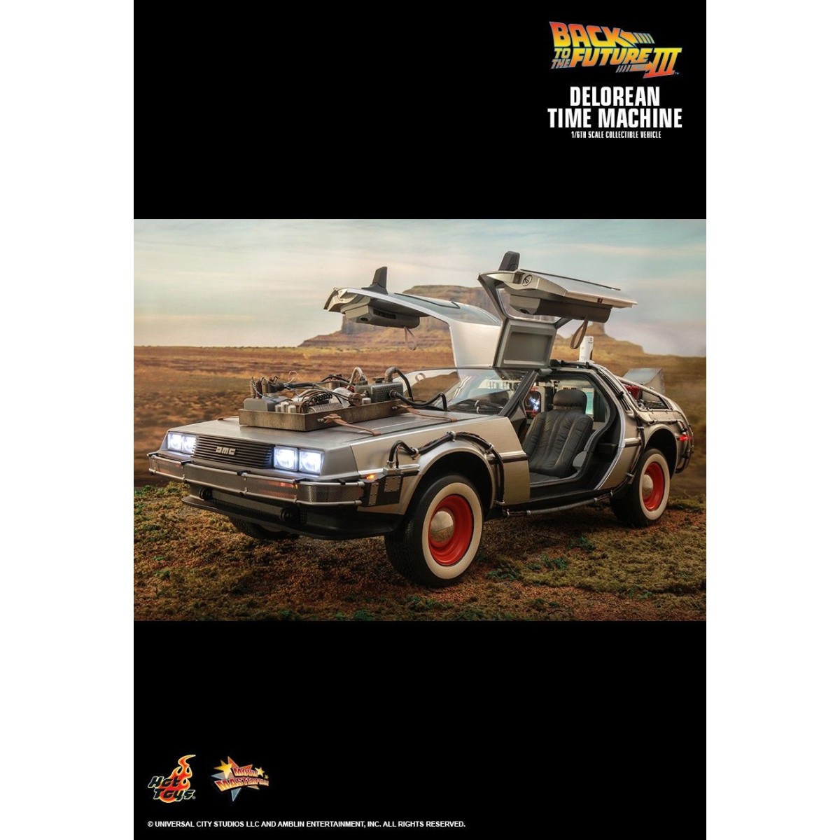 Hot Toys - Delorean Zurück in die Zukunft 3 1/6 - BTTF3