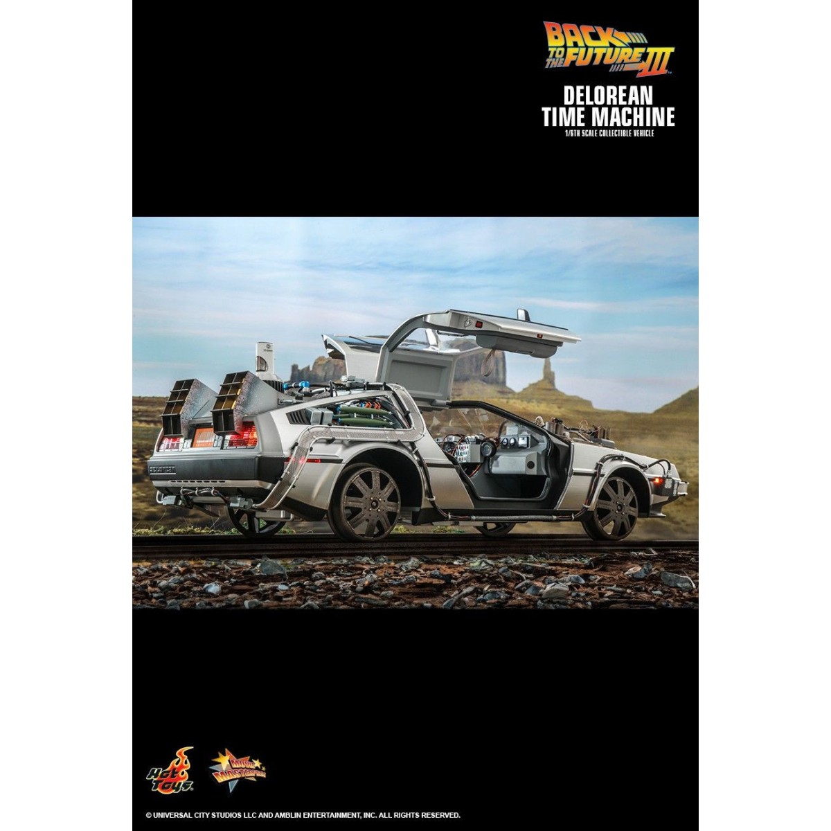 Hot Toys - Delorean Zurück in die Zukunft 3 1/6 - BTTF3