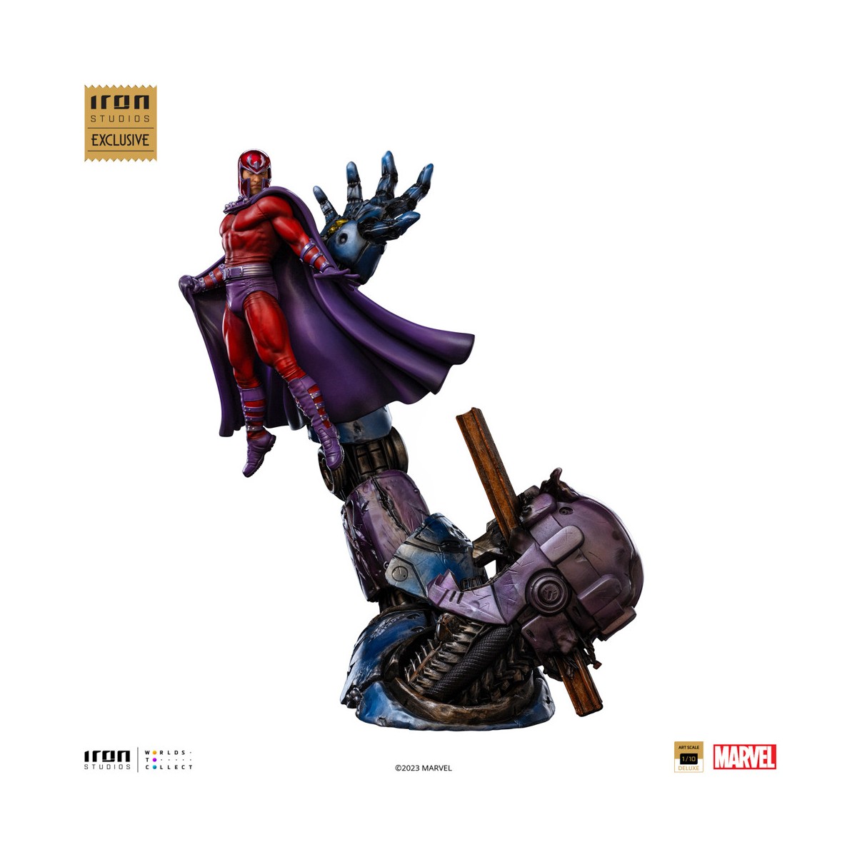 Iron Studios Marvel - Magneto and Sentinel - Deluxe Art Scale 1/10 CCXP 2023