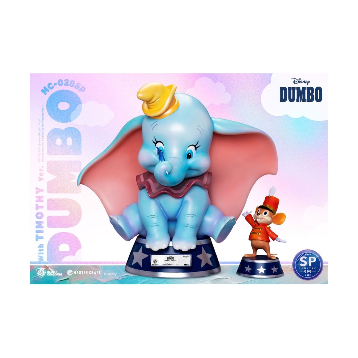 Beast Kingdom Disney Master Craft - Dumbo Special Edition (With Timothy Version)