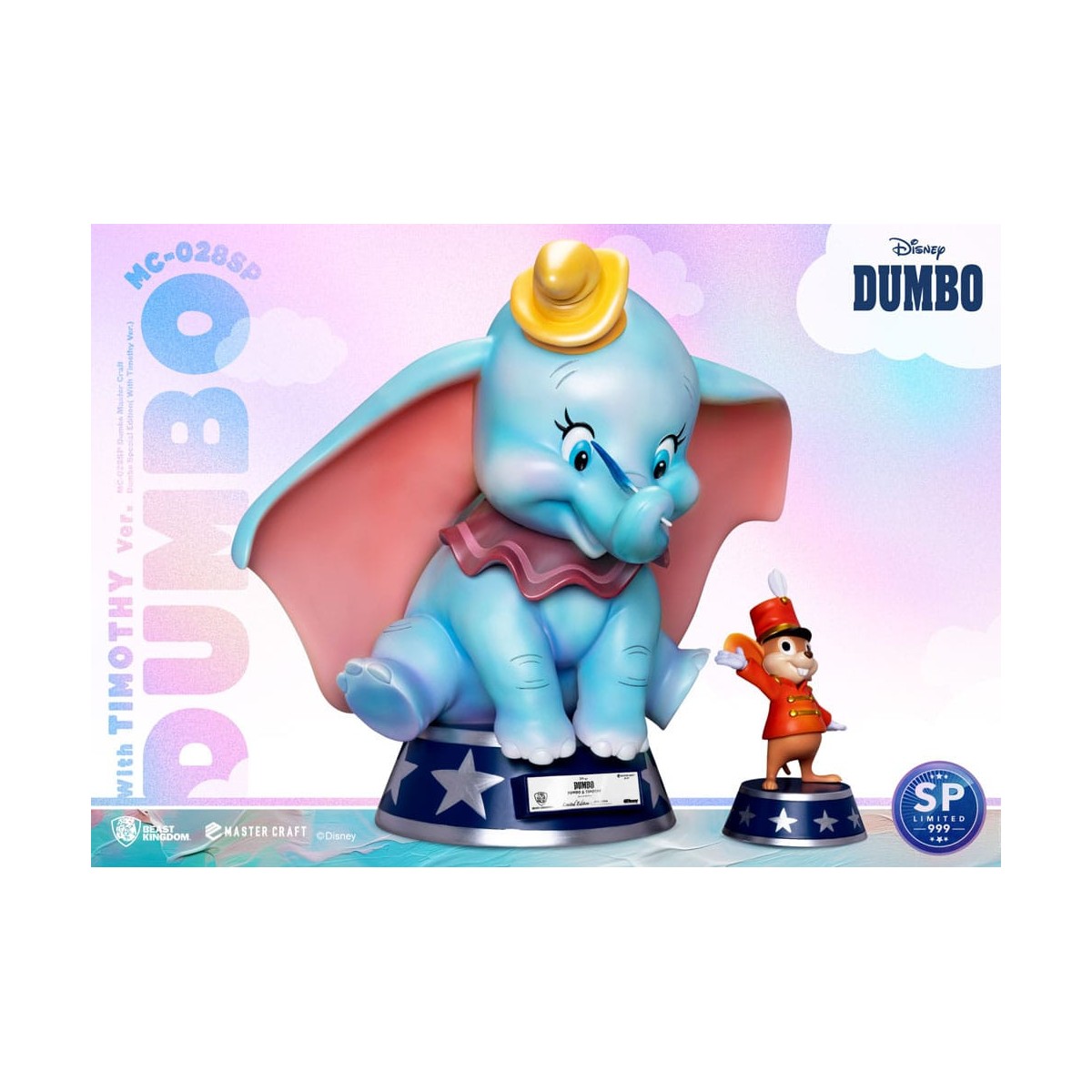 Beast Kingdom Disney Master Craft - Dumbo Special Edition (With Timothy Version)