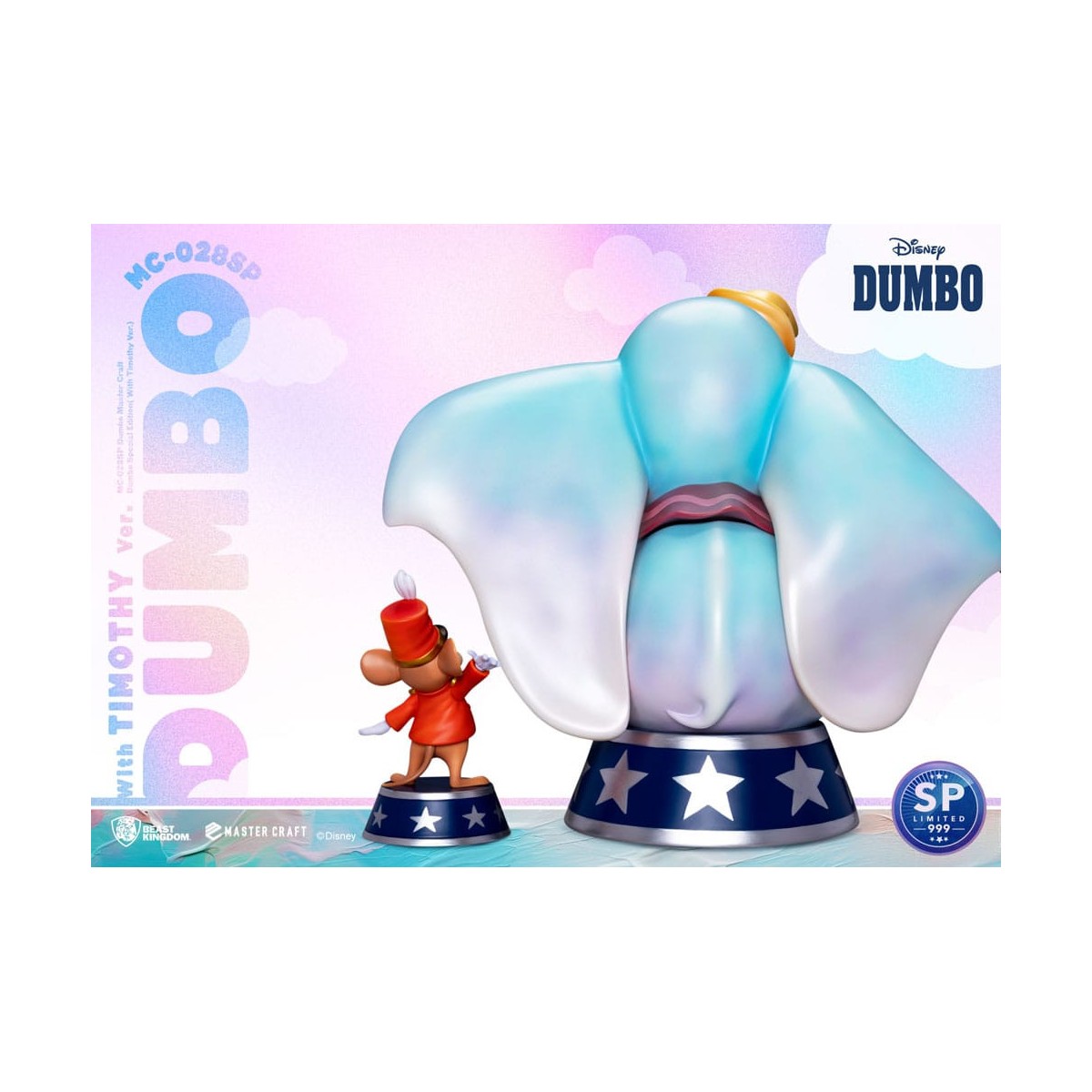 Beast Kingdom Disney Master Craft - Dumbo Special Edition (With Timothy Version)