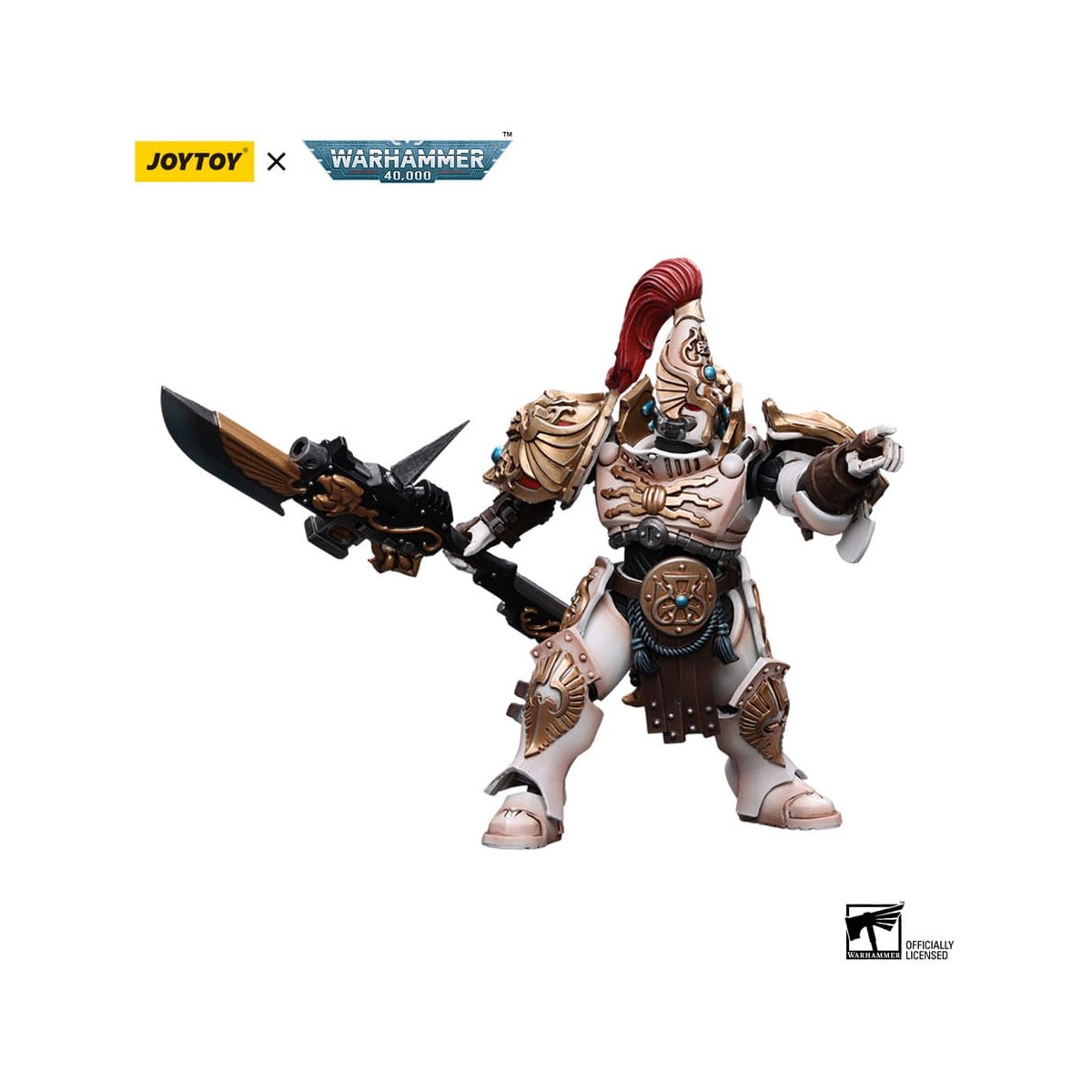 JoyToy Space Marines - Adeptus Custodes Solar Watch - Custodian Guard with Guardian Spear 1/18 - Warhammer 40K