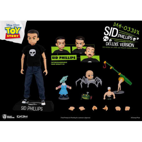Beast Kingdom - Toy Story Sid Phillips Deluxe Version - Dynamic Action Heroes 1/9
