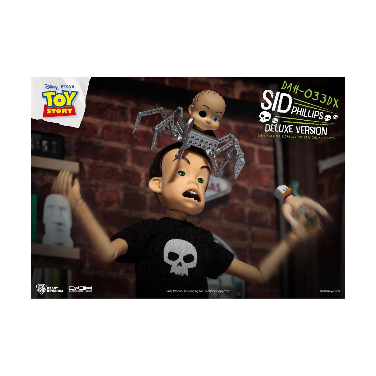 Beast Kingdom - Toy Story Sid Phillips Deluxe Version - Dynamic Action Heroes 1/9
